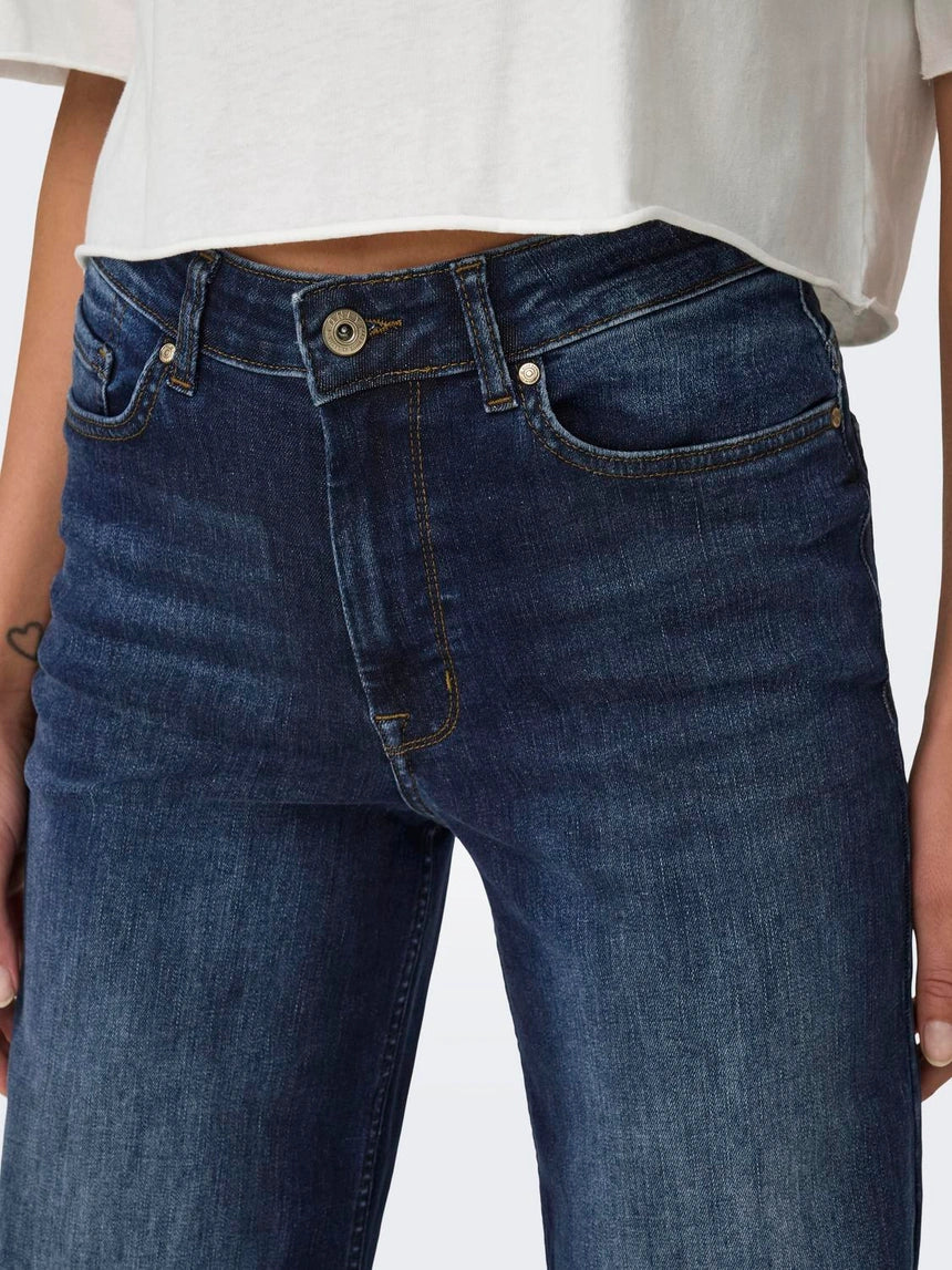 Madison Wide Dark Blue Jeans