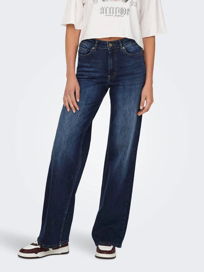 Madison Wide Dark Blue Jeans