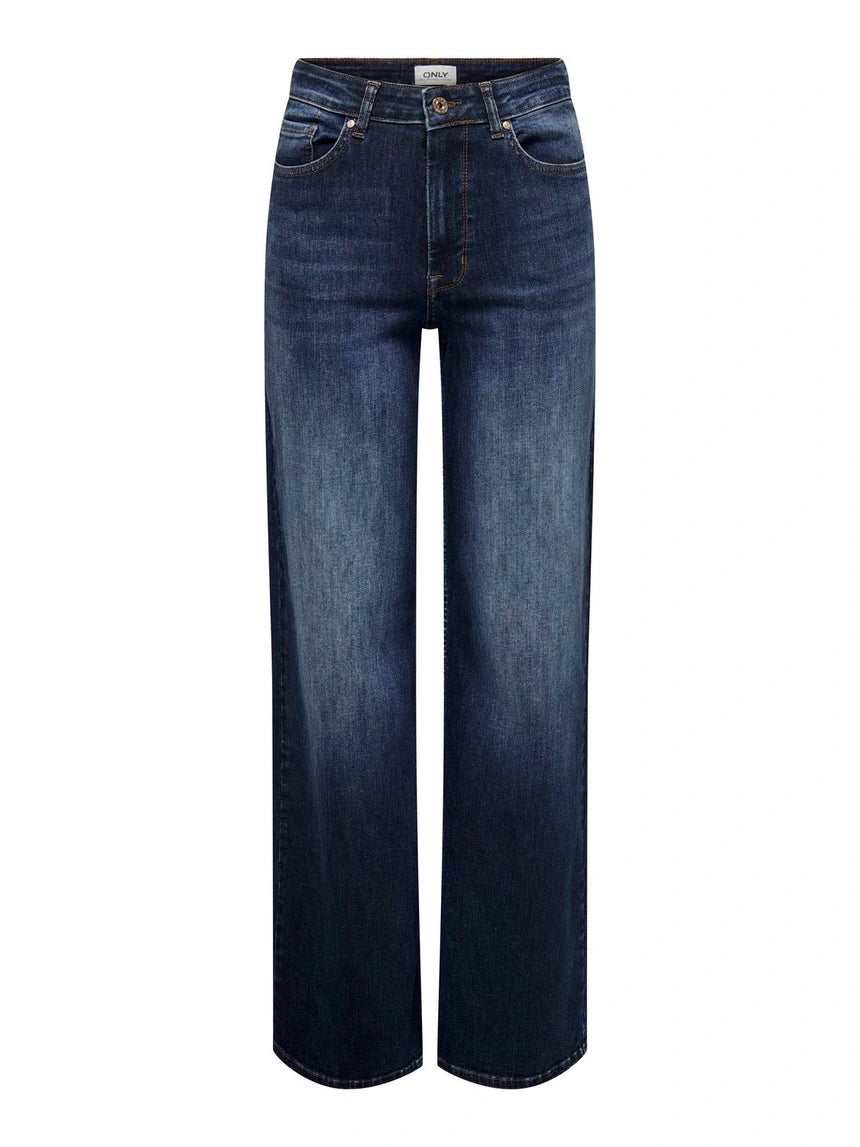 Madison Wide Dark Blue Jeans