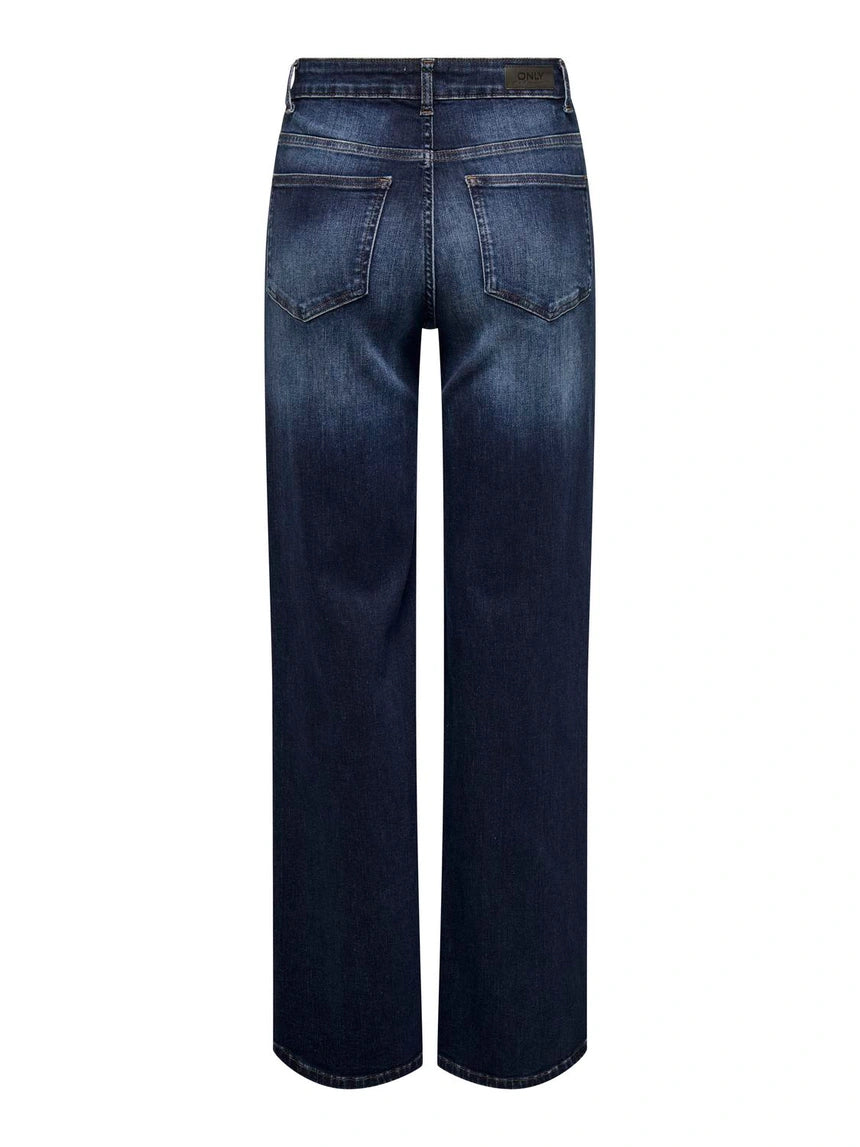 Madison Wide Dark Blue Jeans