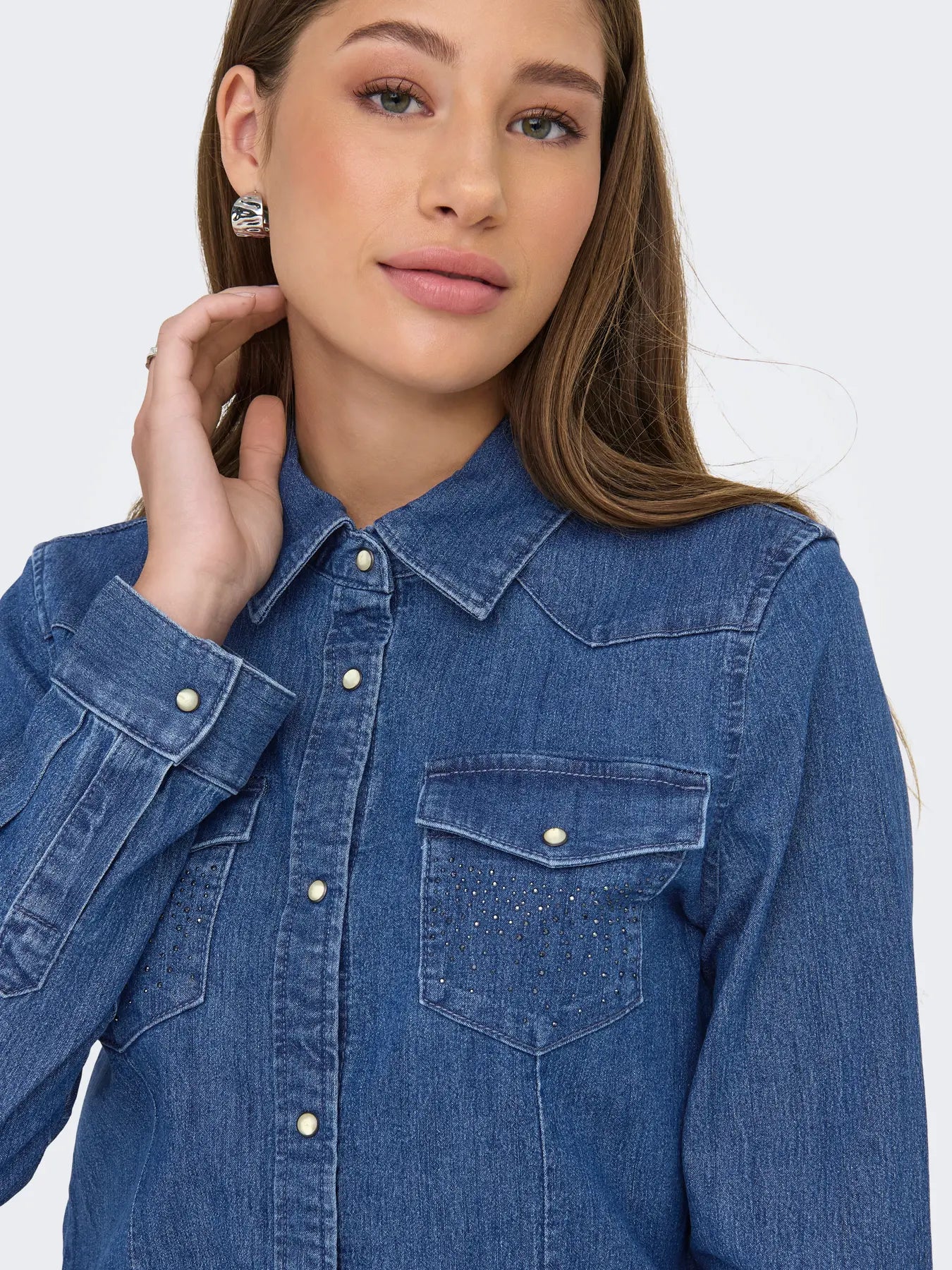 Sasia rhinstone shirt