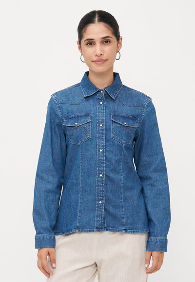 Sasia rhinstone shirt