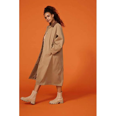 Orchid corduroy coat