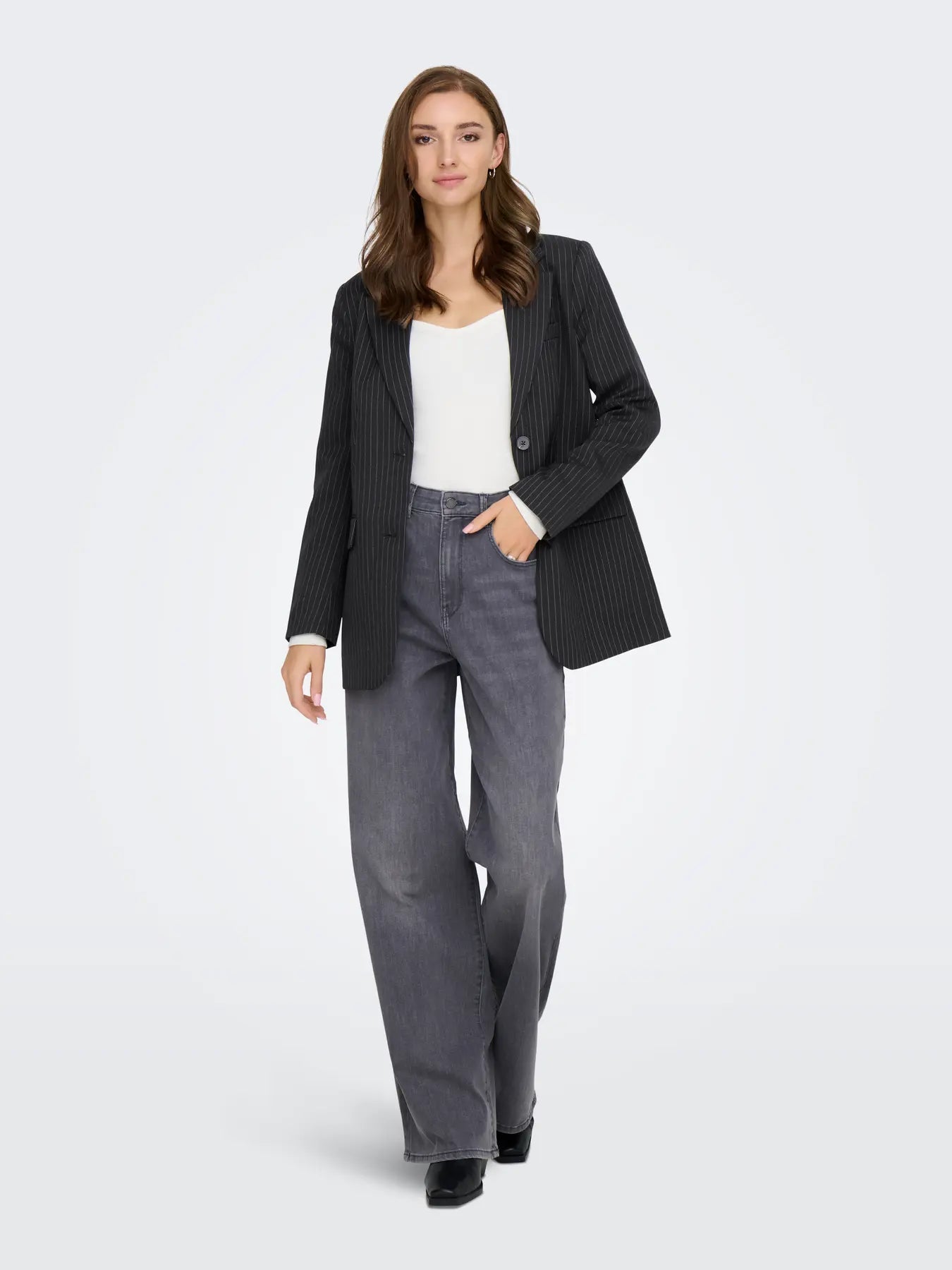 Reina pinstripe blazer