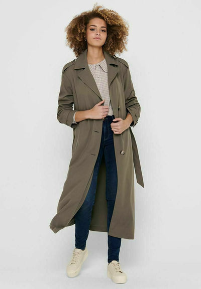 Line life x-long trenchcoat