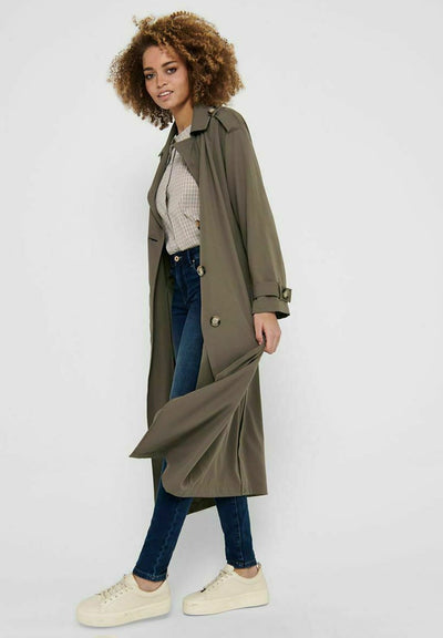 Line life x-long trenchcoat