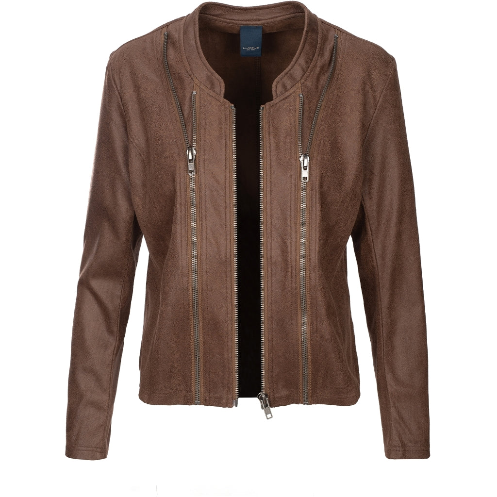 Athena faux leather jacket