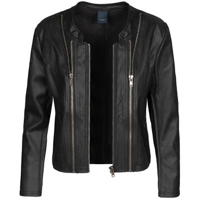 Athena faux leather jacket
