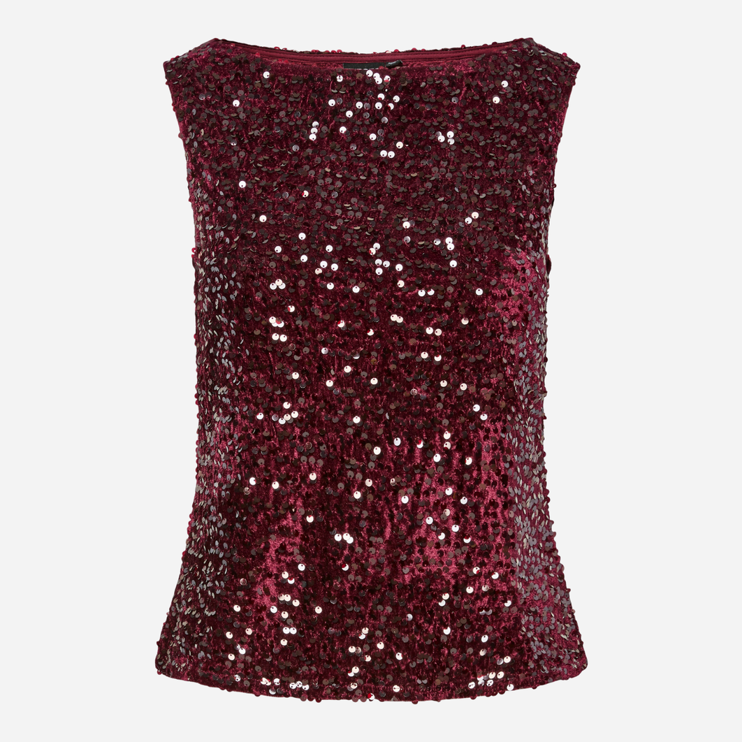 Kam top sequins