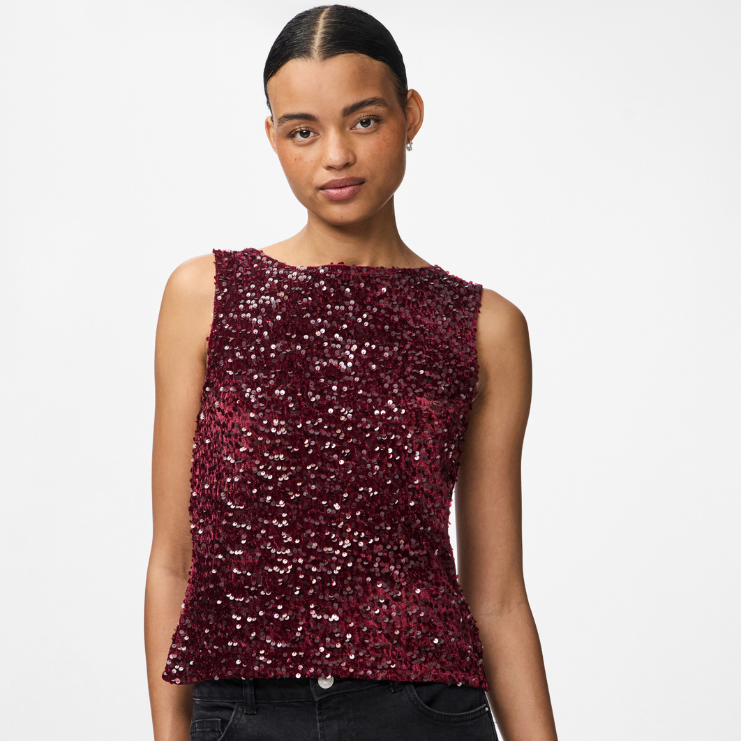 Kam top sequins