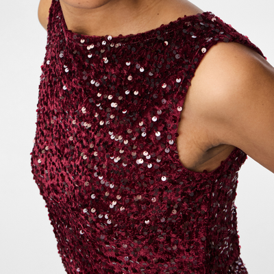 Kam top sequins