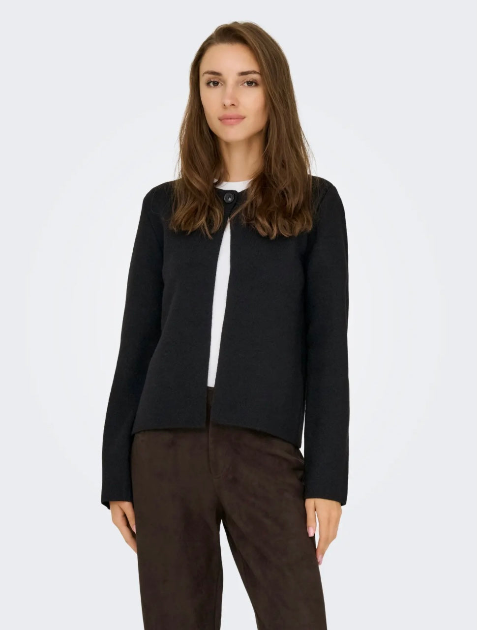 Anneli life button jacket knit