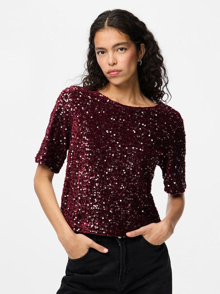Kam sequins top