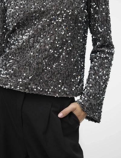 Bella boatneck sequins