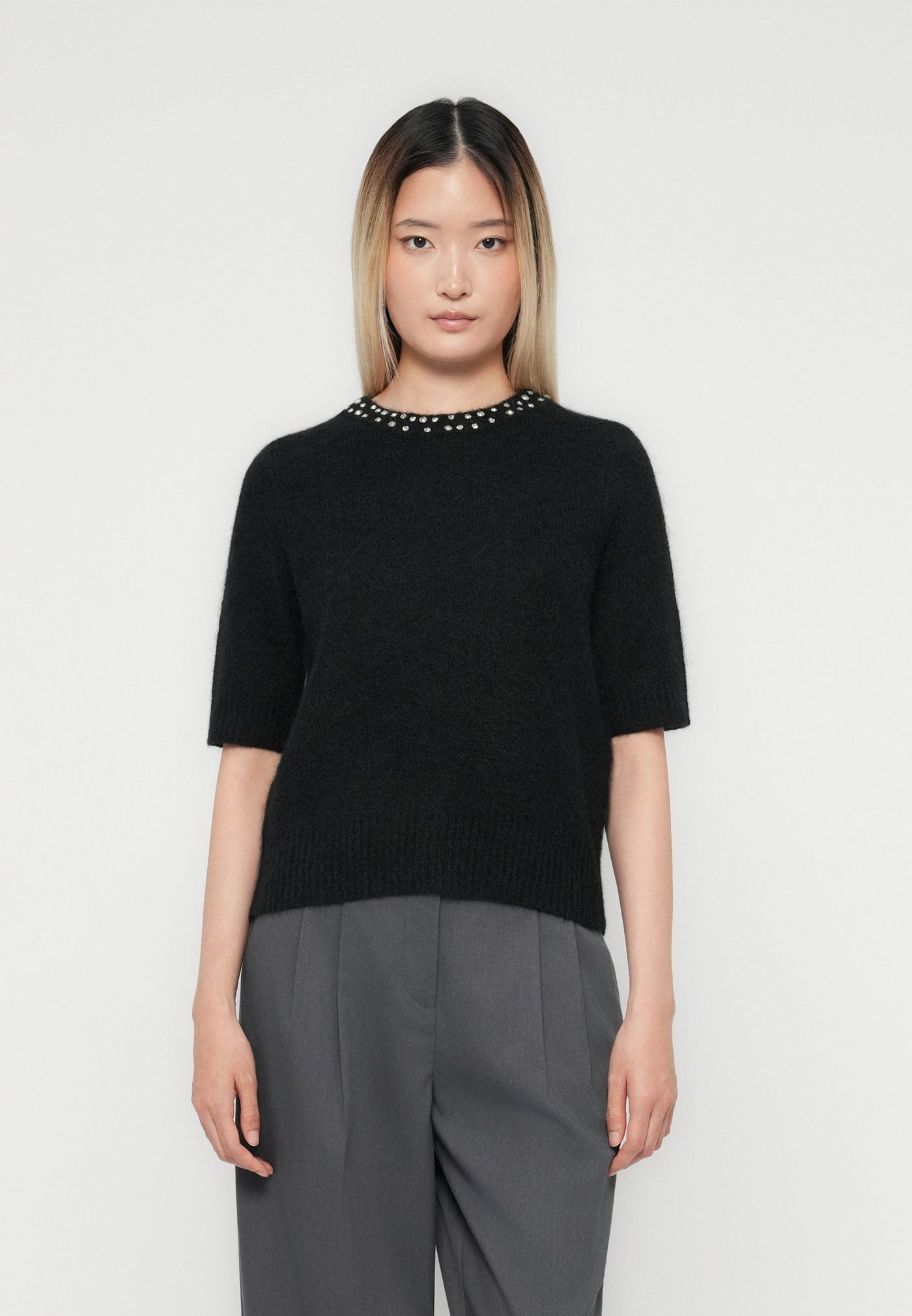 Rina life rhinstone  knit
