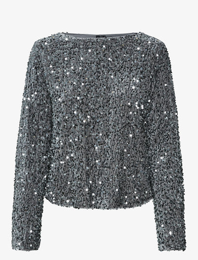 Bella boatneck sequins