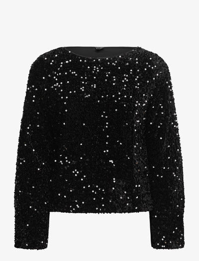 Bella boatneck sequins