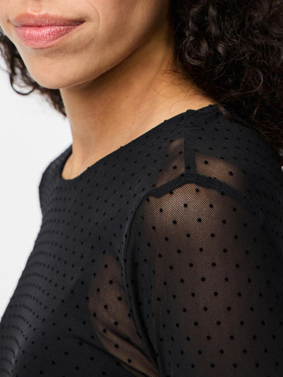 Orine ls mesh top dots