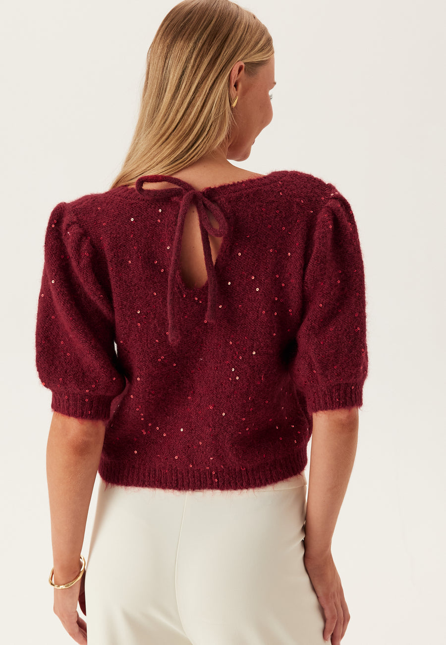 Mesva ss sequin tie back