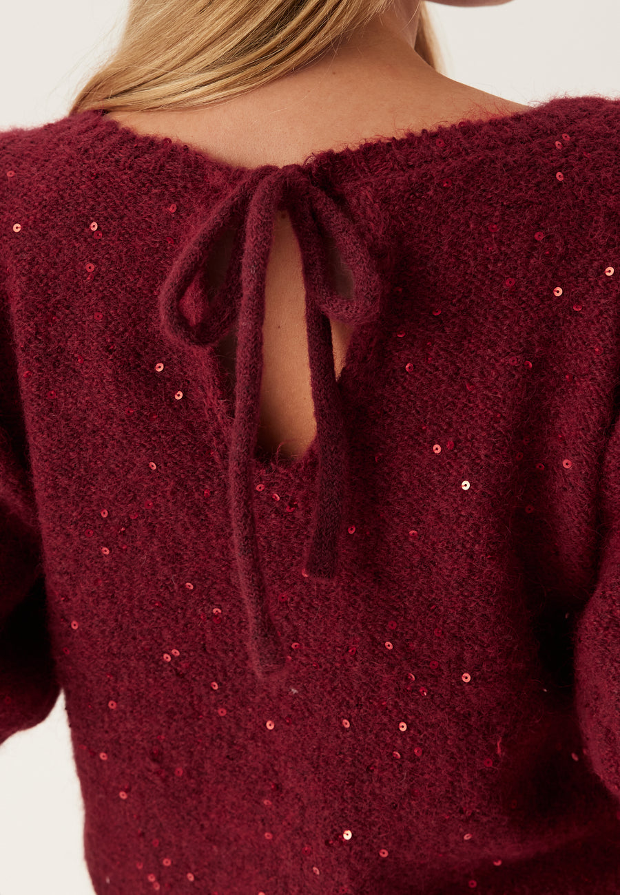 Mesva ss sequin tie back