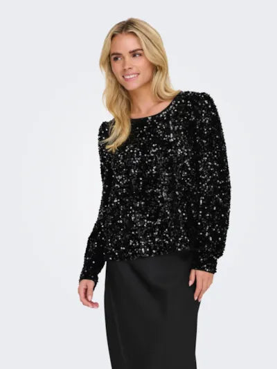 Confidence sequins top