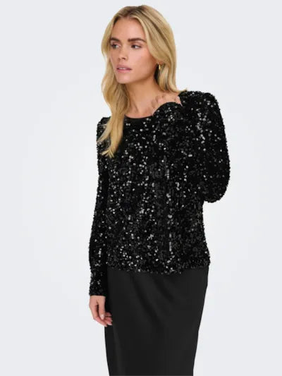 Confidence sequins top