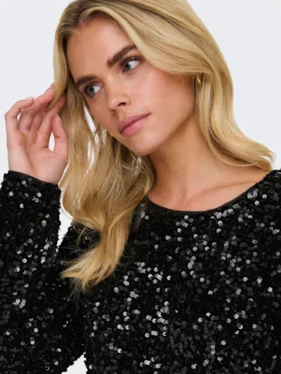 Confidence sequins top