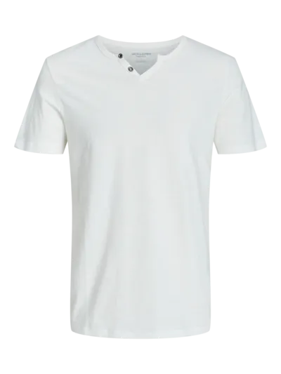 Split neck T-shirt