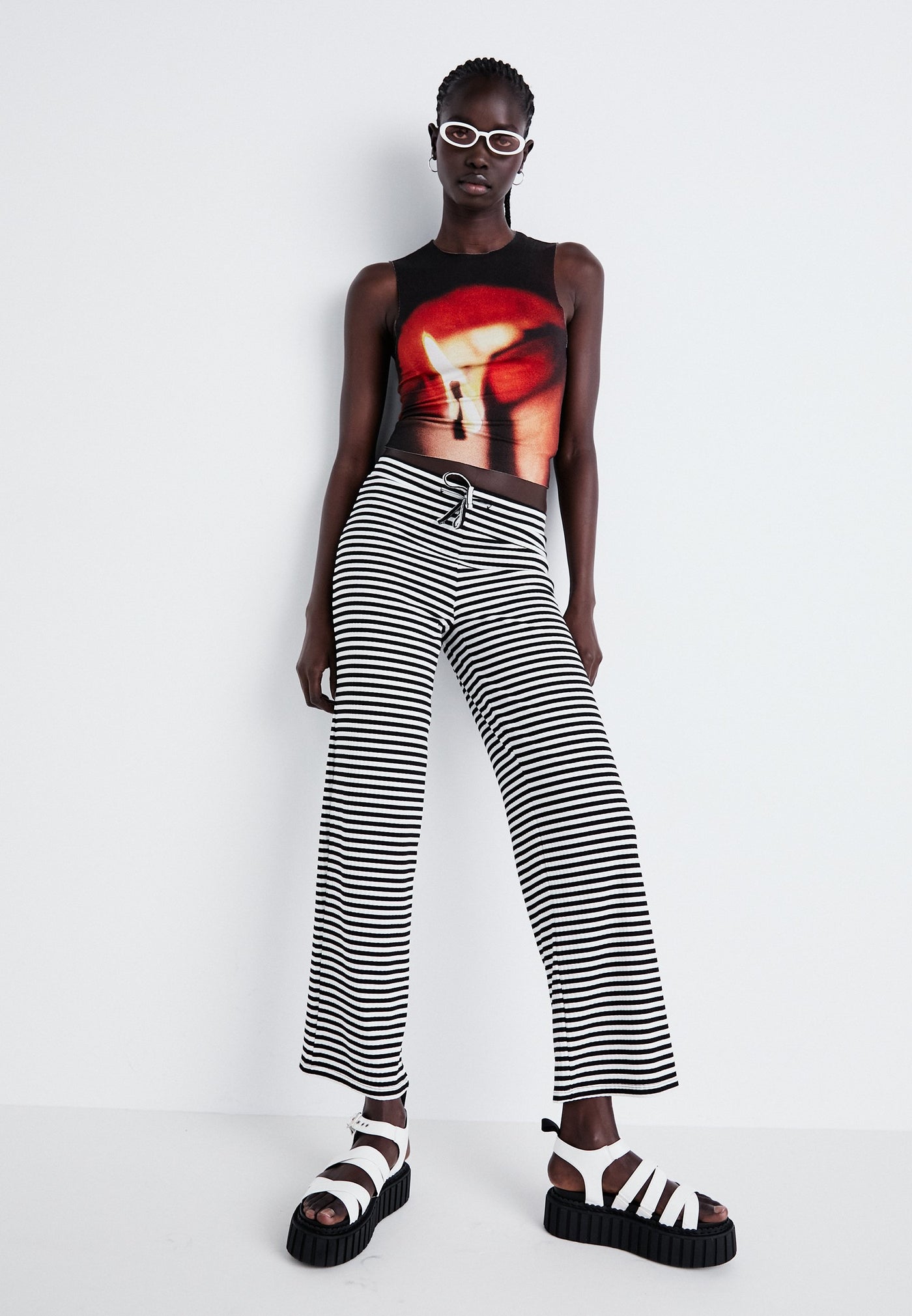 Laya stripe pants