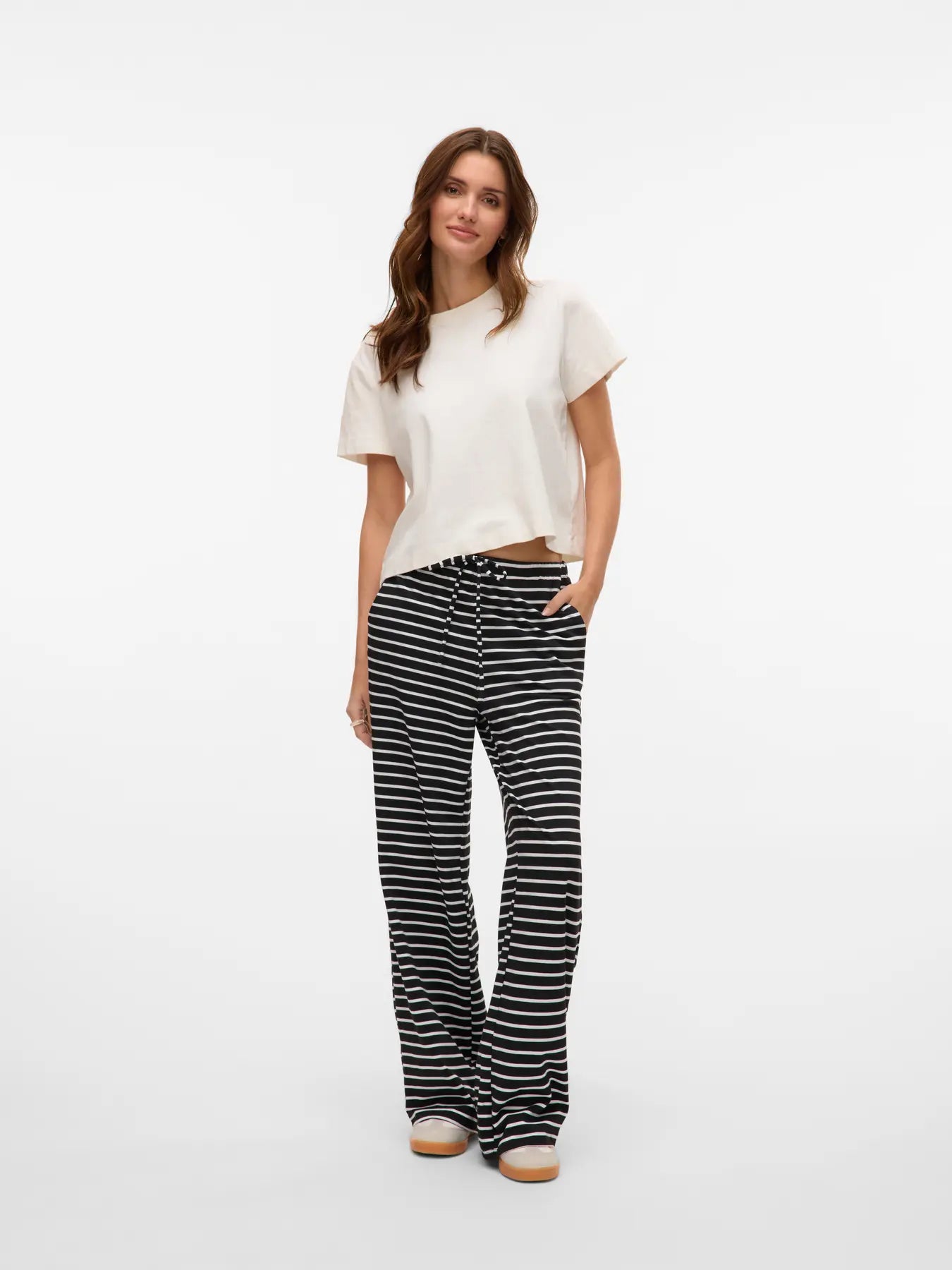 Alma wide stripe pant [2 farvur]