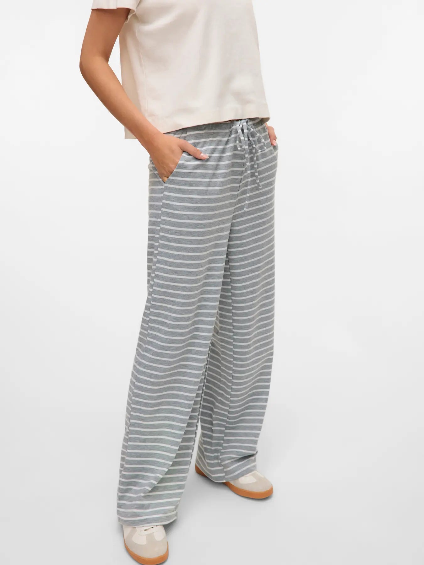 Alma wide stripe pant [2 farvur]