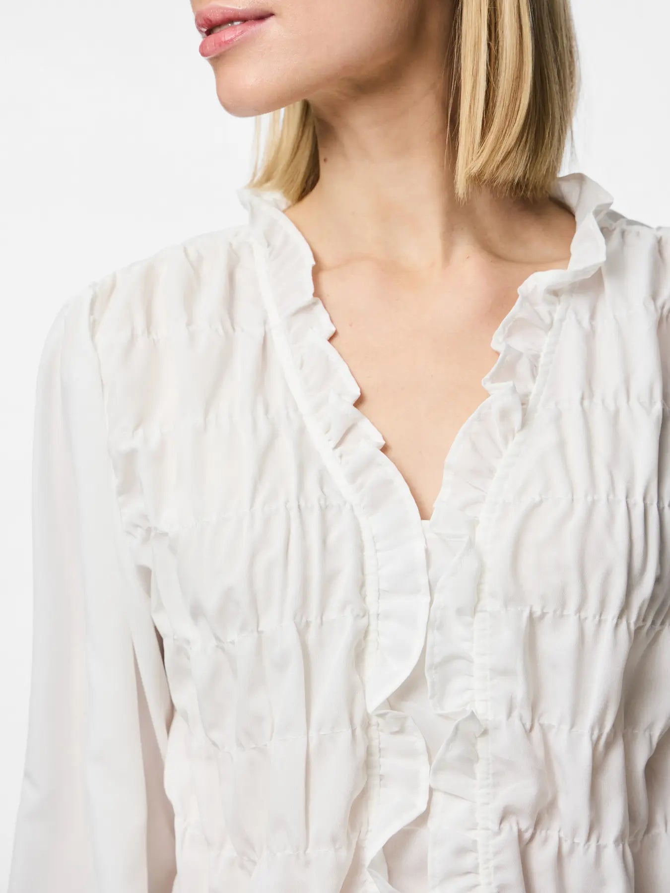 Demmie frill blouse