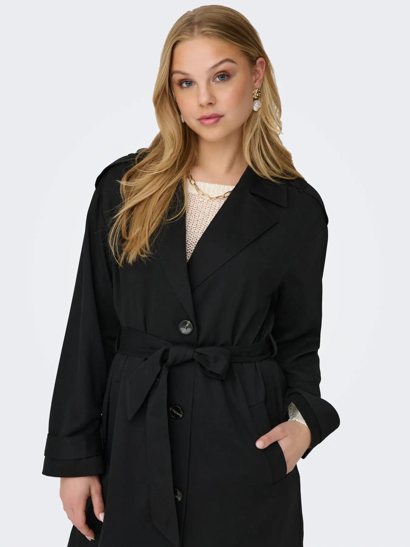 Line life x-long trenchcoat