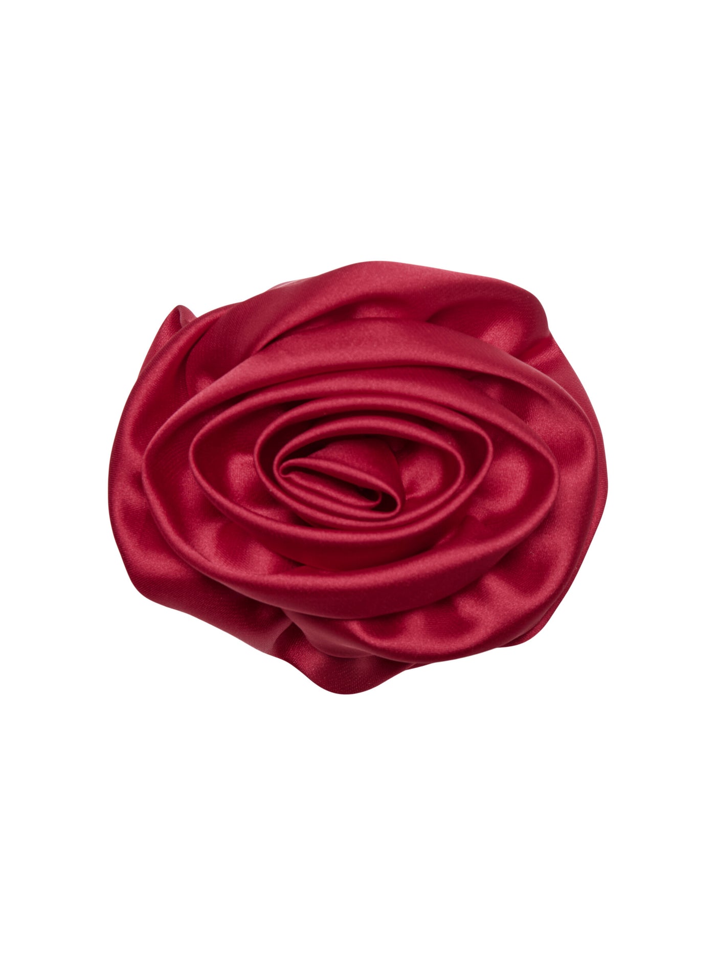 Rose Satin Hair Clip